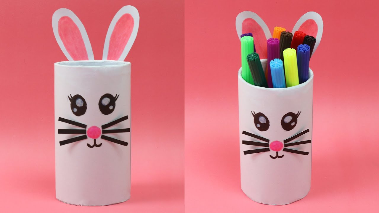 Emoji Pencil Holder Tutorial from Paper Cups, Creative idea from Paper Cups