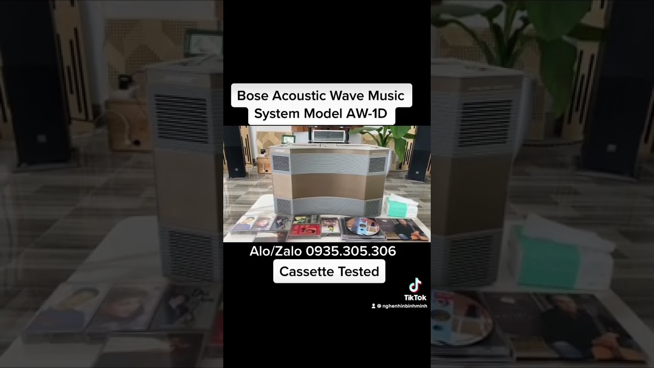 Loa Đài Bose Acoustic Wave AW-1D Cassettes Tested - YouTube