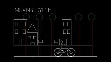 STICK MAN DRIVING CYCLE USING C | COMPUTER GRAPHICS