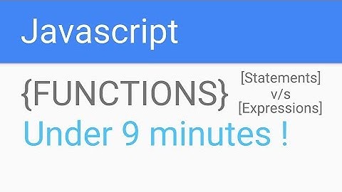 JavaScript functions explained | learn javascript basics