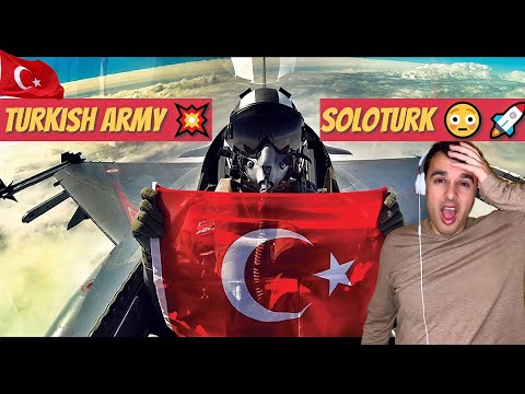 💥Siz Çoksunuz Biz Türk! 😎 SoloTürk Ekibinin Caydırıcı Gücü | Italian Reaction 🇹🇷