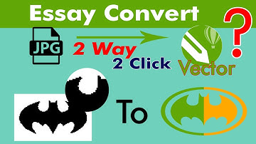 How to Convert JPG PNG files into CDR Fast | Essay Convert JPG to CDR in CorelDraw | CorelDRAW