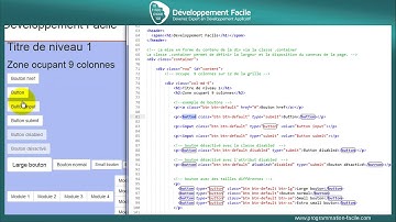 Comment créer des boutons avec le Framework BootStrap 3
