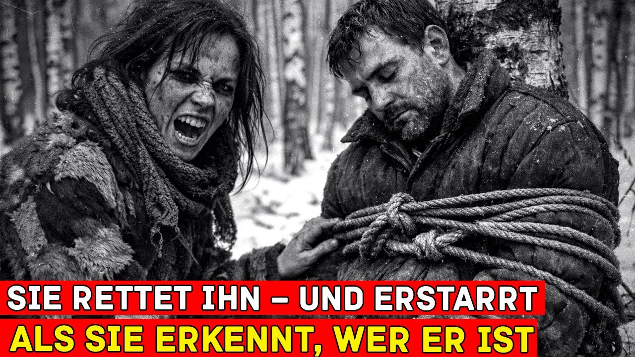 Gefesselt im Wald, halb tot – sie hilft ihm… bis sie erfährt, wer er wirklich ist