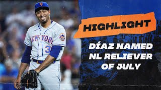 Celebrity Díaz NL Reliever of the Month for July Wealth