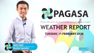Public Weather Forecast Issued at 4 00 PM February 11 2020