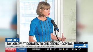 Taylor Swift donates to Children's hospital
