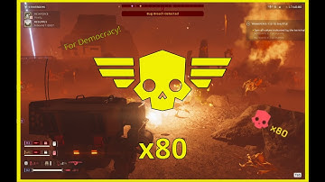 80 Kill Streak in HELLDIVERS 2!