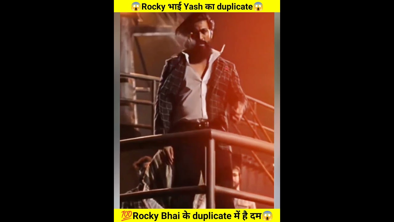 rocking star Yash with duplicate😱