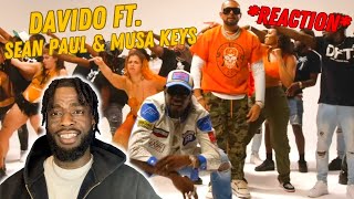 REACTION!! | Davido - UNAVAILABLE (Sean Paul & DING DONG Remix - Official Video) ft. Musa Keys
