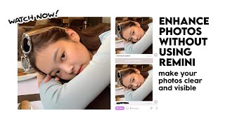 how to enhance photos without using remini • no limit || RPW tutorials