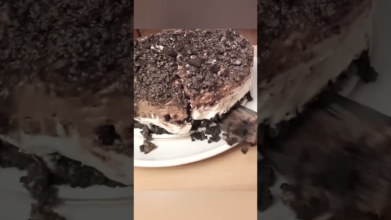 Snøffte baker en oreokake🙂