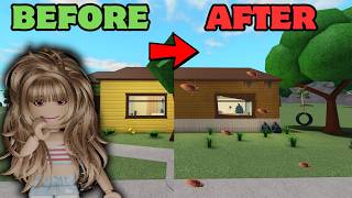 I Turned The Bloxburg Starter Home Into A Roach Infested Trailer