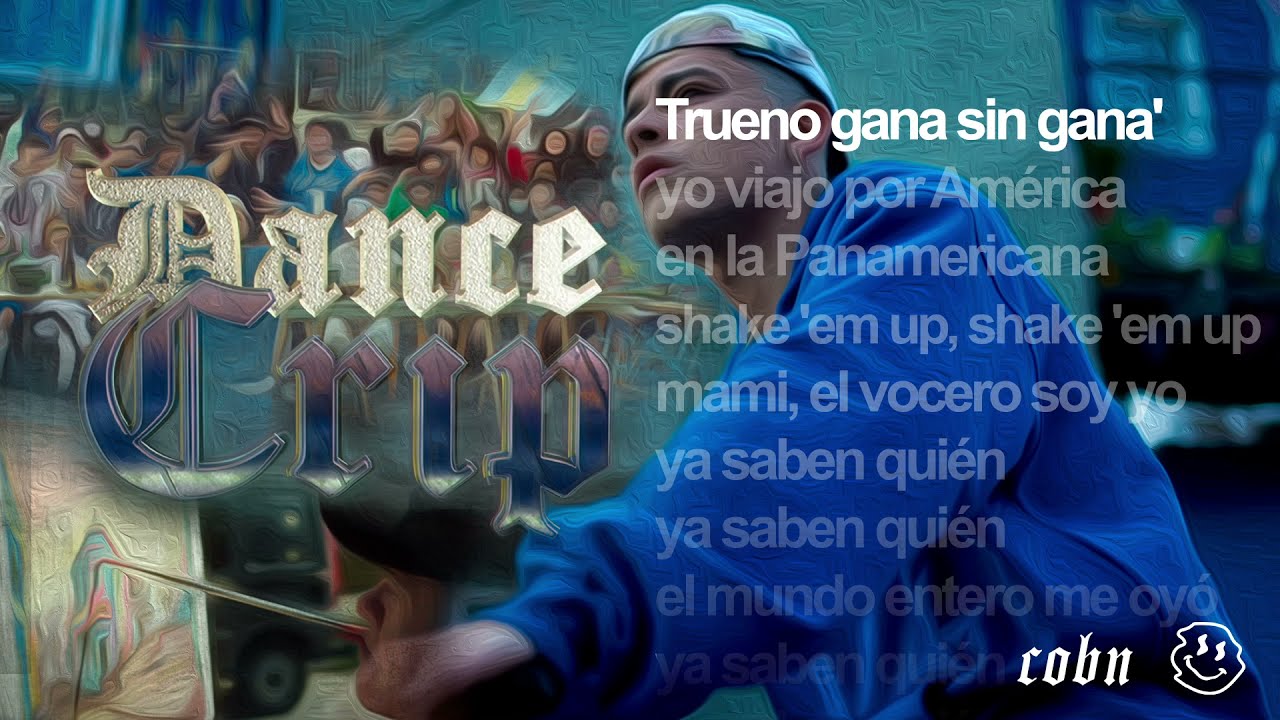 Trueno DANCE CRIP LETRA (Videolyrics) YouTube