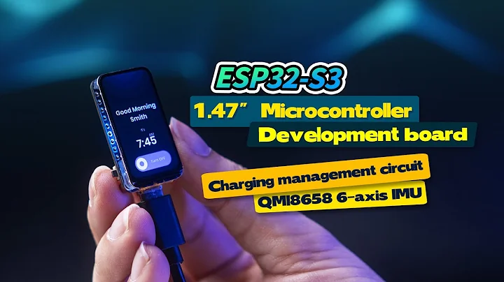 1.47" 262K Color IPS Display，Wi-Fi & BLE 5 Built-in ，Onboard 6-Axis IMU Sensor#esp32c6 #esp32s3