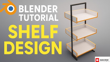 Blender Tutorial: Shelf Modeling | 3D Furniture Design Step by Step