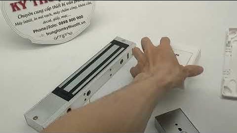 Hướng dẫn đấu dây đầu đọc vân tay HF3 với khoá từ nam châm, nút exit