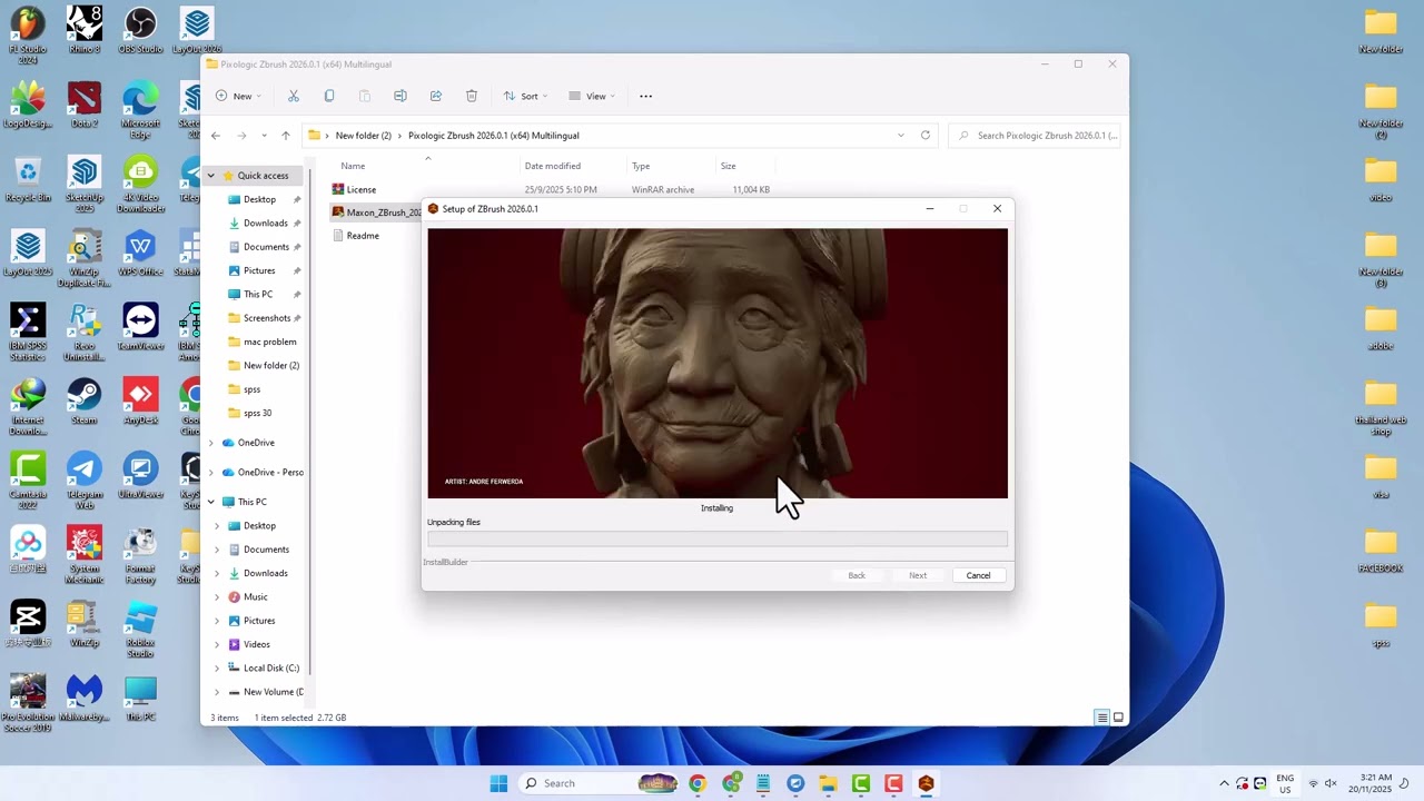 How to download and install Zbrush 2026 for Windows