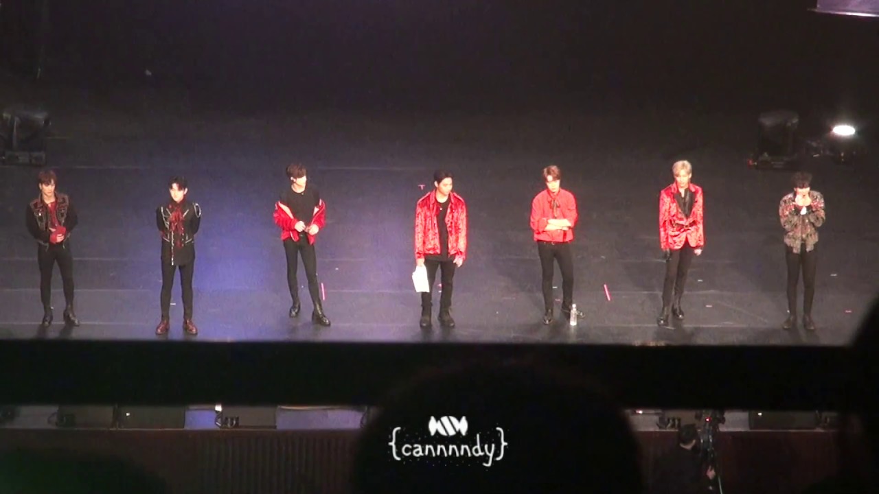 170106 갓세븐 GOT7 Fan Meeting in Taipei - Ending Ment