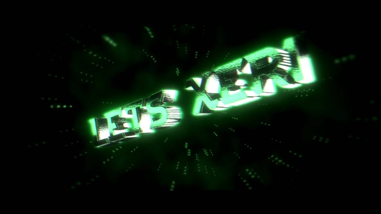Green 3D Intro for LetsXeri (Blender) || by XeriArtz