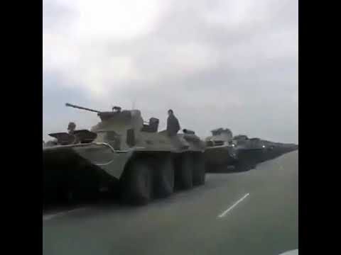 რუსული სამხედრო ტექნიკა უკრაინის საზღვრისკენ მიემართება