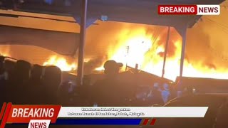 Kebakaran Hebat Hanguskan Ratusan Rumah di Sandakan,Sabah, Malaysia 