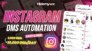 Hidemyacc | How to Send Bulk DMs on Instagram. 100% Work!