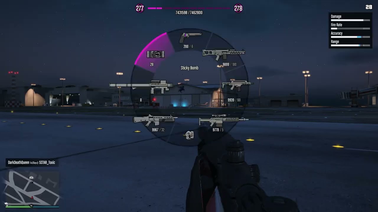 Grand Theft Auto V Online Barátságos 1v1 A Reptéren 278.Rész