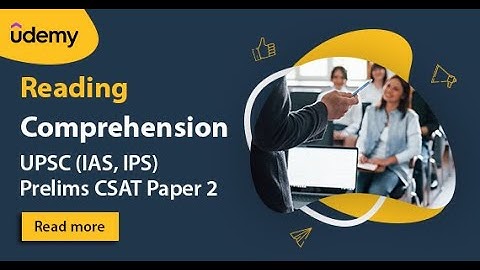 UPSC CSAT Paper 2  Reading Comprehension Passages Questions - Video Book 1 Moncy Thomas - e daddy