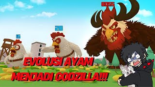 DILUAR NALAR DAN LOGIKA, EVOLUSI AYAM MENJADI GODZILLA!!! - ROOSTER FIGHT