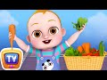 Healthy Vegetables Nursery Rhyme - Baby Taku, Jumblikans Dinosaurs - ChuChuTV Toddler Learning Video