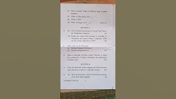 Material science question paper of M. sc. 3rd sem. hpu 2023 # viralvideo