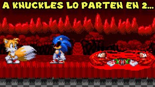 A KNUCKLES LO PARTEN EN DOS... - Sonic.EXE Blood Tears con Pepe el Mago (#8)