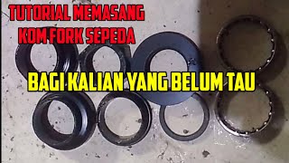 HOW to install a bicycle fork for those of you who don't know