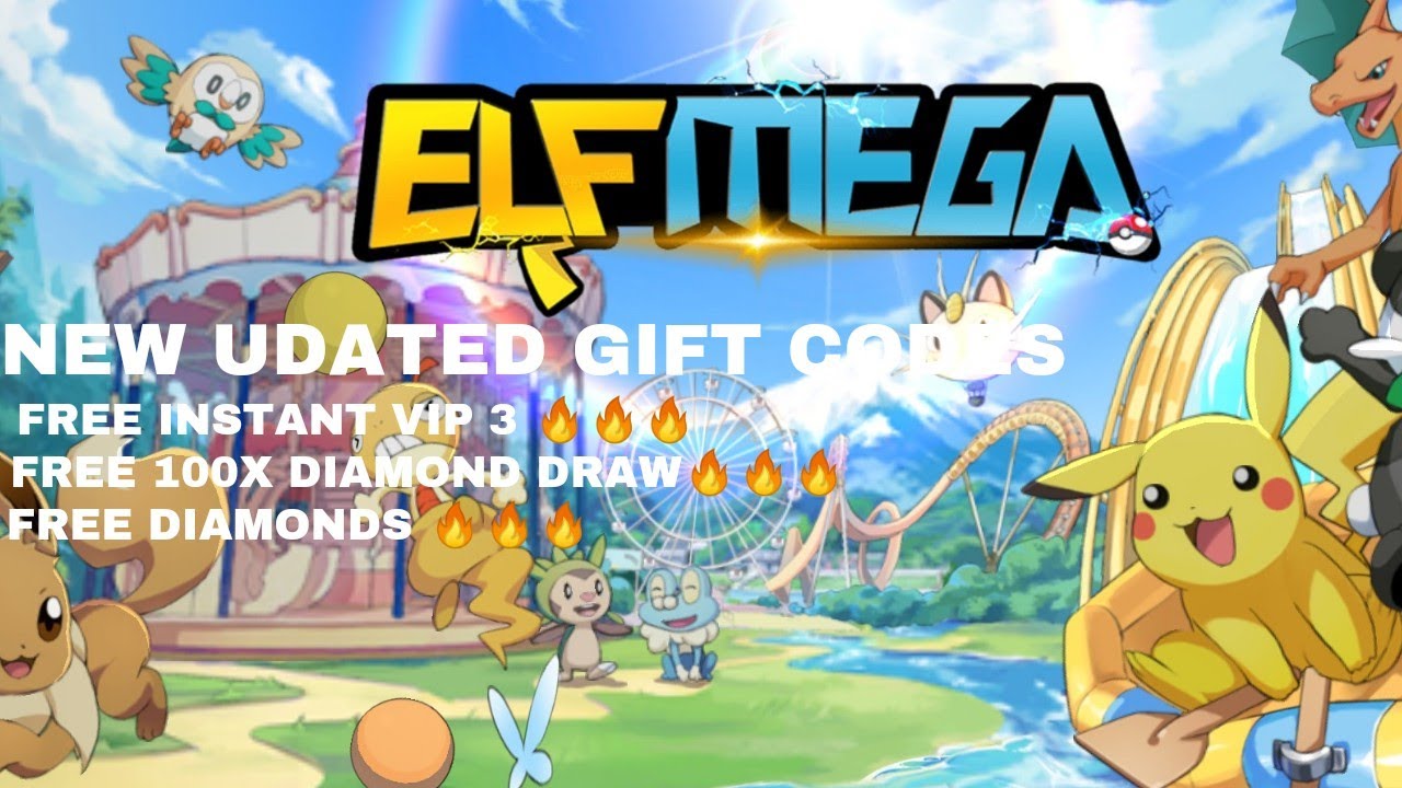 NEWEST GIFT CODE : ELF MEGA SERVER 6 : DARKRAI DIAMOND DRAW 🔥🔥🔥