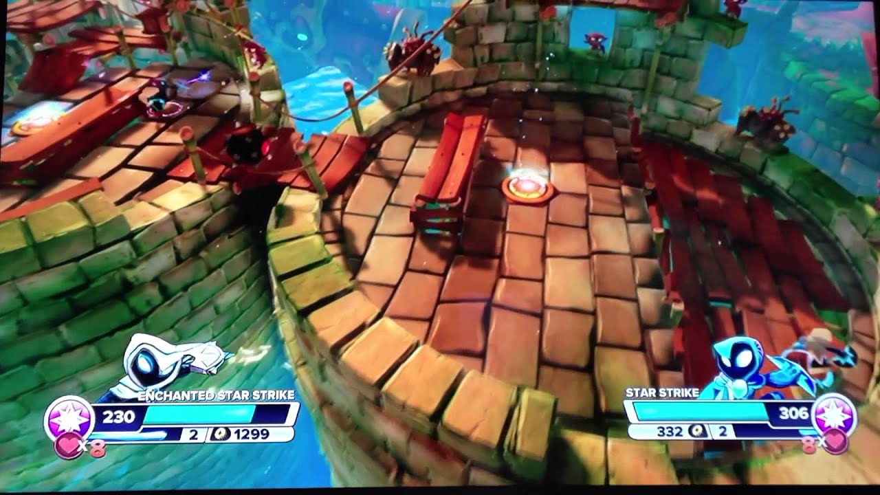 Enchanted Star Strike vs. Star Strike BATTLE MODE!!! ( 1 Round Skylanders Swap Force)