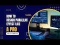 Parallax Effect with Html, CSS & JS Tutorial | Amazing Effect | Unique Devloveper