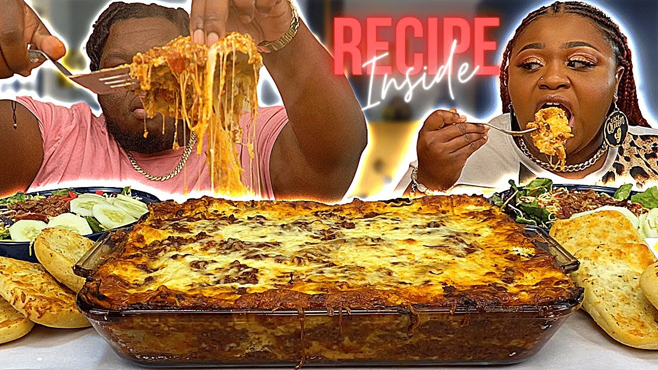 SUBSCRIBER REQUESTED CHEESY LASAGNA RECIPE | HASHTAG THE CANNONS | MUKBANG EATING SHOW