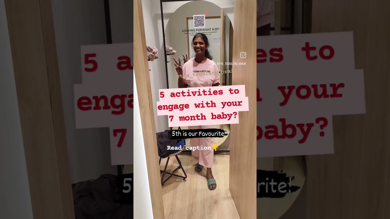 💥5 Activities of 7 Month Baby🎈 Read Comments👇 