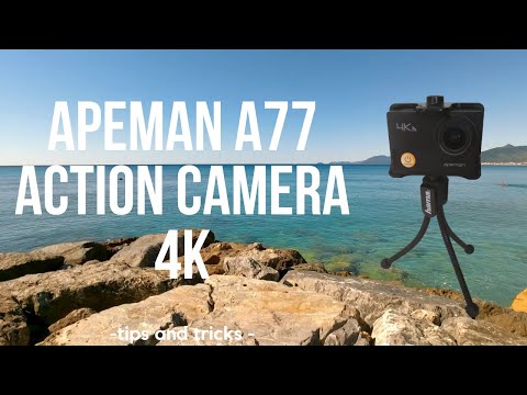 APEMAN A77 ACTION CAMERA 4K  tips and tricks 