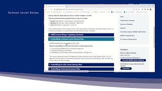 Move On When Reading School-level Access and Roles