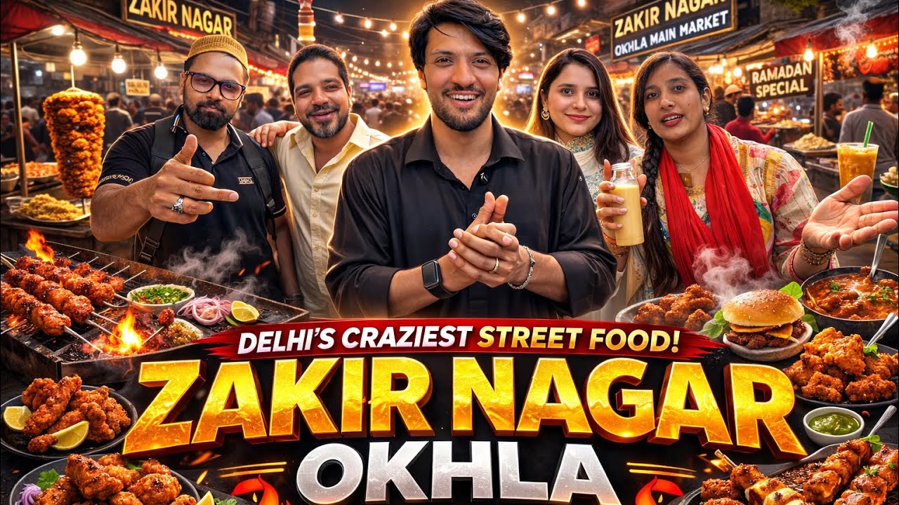Уникальный гастрономический тур по Закир Нагар Охла во время Рамадана 😍😰