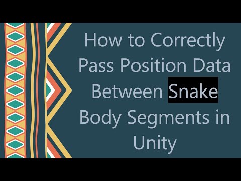 How to Correctly Pass Position Data Between Snake Body Segments in Unity