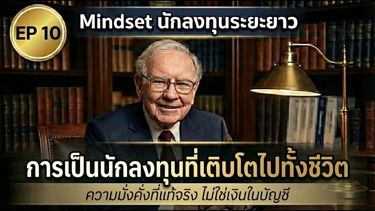 การเป็นนักลงทุนที่เติบโตไปทั้งชีวิต | Mindset นักลงทุนระยะยาว | คิดแบบคนสำเร็จ - EP.10
