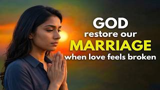Prayer for God to Restore a Broken Marriage | Healing, Forgiveness & Love
