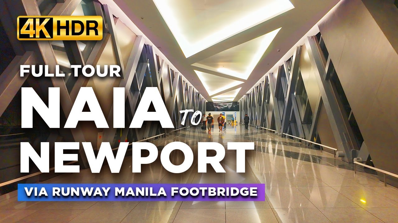 Walking the Modern RUNWAY MANILA | Full Route From NAIA Terminal 3 to Newport City