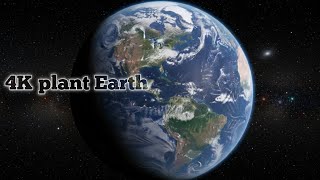 4K Earth Spinning in Space | Relaxing Planet Earth View (UHD)