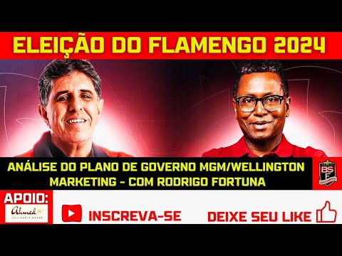 #109 ELEIÇÃO DO FLAMENGO 2024: ANÁLISE DO PDG DE MAURÍCIO/WELLINGTON- MARKETING. COM RODRIGO FORTUNA