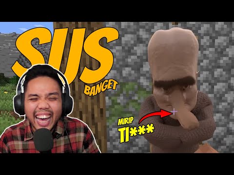 Minecraft ini SUS Banget asli dahhh! | REACTION MINECRAFT WAIT WHAT