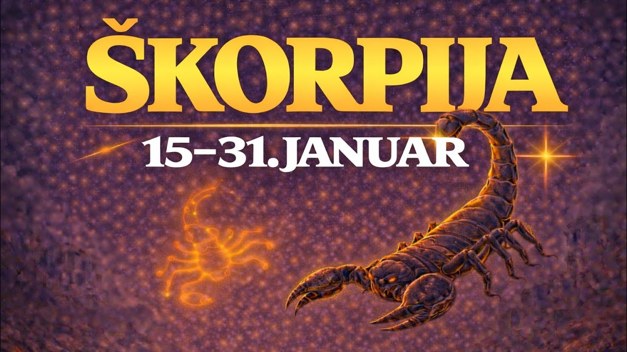 ŠKORPIJA 🦞 15 - 31.JANUAR 🦞 Novo rađanje ljubavi! ♥️🥰🥂